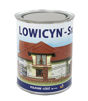 Lowicyn Sx 10L - Farba do dachów - Czerwony tlenkowy RAL3009