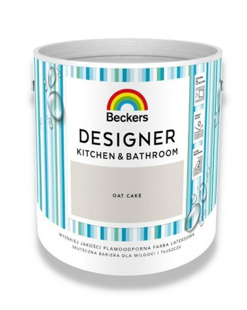 Farba lateksowa BECKERS Kitchen&Bathroom 2,5L - Linen White