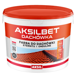 AKSILBET DACHÓWKA – farba do dachówki betonowej, Eternitu, Onduline - Antracyt 10L