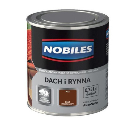 Nobiles Dach i Rynna 10L - Szary grafitowy