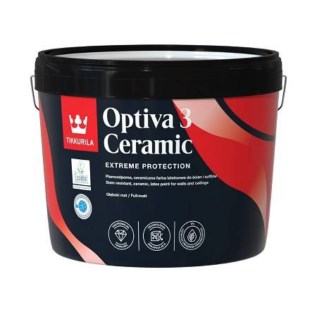 Farba ceramiczna do ścian i sufitów - Tikkurila Optiva Ceramic Super Matt [3]