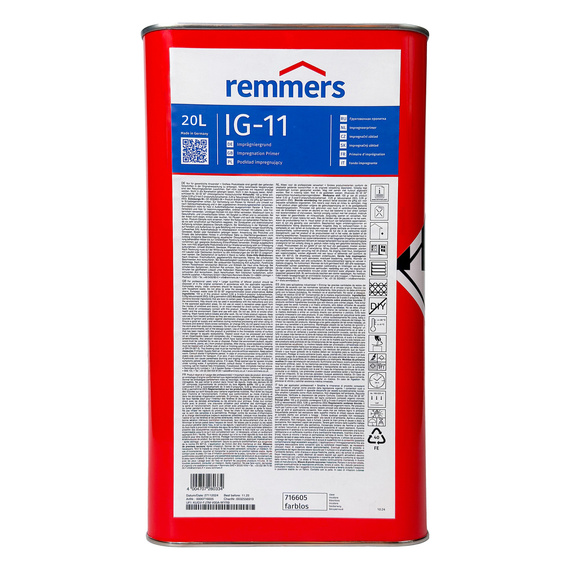 Remmers IG-11 Grunt do drewna - bezbarwny 20 L
