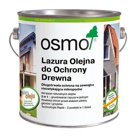 OSMO Lazura Olejna do Ochrony Drewna - 706 Dąb 2,5L