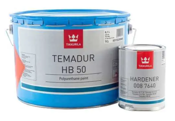 Półpołyskowa farba poliuretanowa Temadur HB 50 + utwardzacz - KPL 10 L