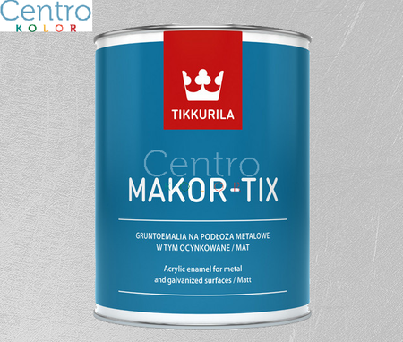  Makor-Tix 10L - gruntoemalia na dach Tikkurila - brąz czekoladowy