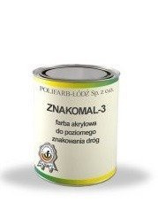 ZNAKOMAL-3 Farba do malowania pasów na jezdni ŻÓŁTY 10L