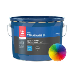 Półpołyskowa farba poliuretanowa do metalu Temathane 50 KPL 9 L