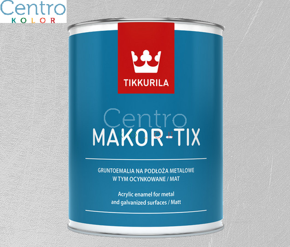 Farba na dach Makor-Tix Tikkurila 10L gruntoemalia - GRAFIT