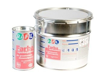 Farba epoksydowa do gruntowania chemoodporna Rafil - czerwony tlenkowy 16 L