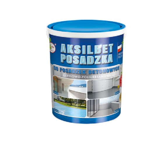 AKSILBET POSADZKA - farba do betonu i posadzek betonowych 5L - Popielaty RAL 7035