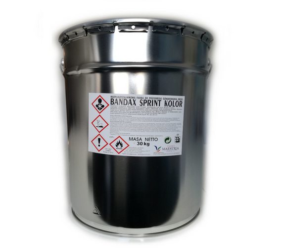 BANDAX Sprint farba drogowa szybkoschnąca niebieska 20L / 30 kg