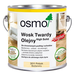 OSMO Wosk twardy olejny Original - 3011 Bezbarwny połysk 2,5L