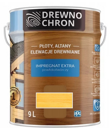 Drewnochron Impregnat Extra do drewna 9L - Sosna naturalna