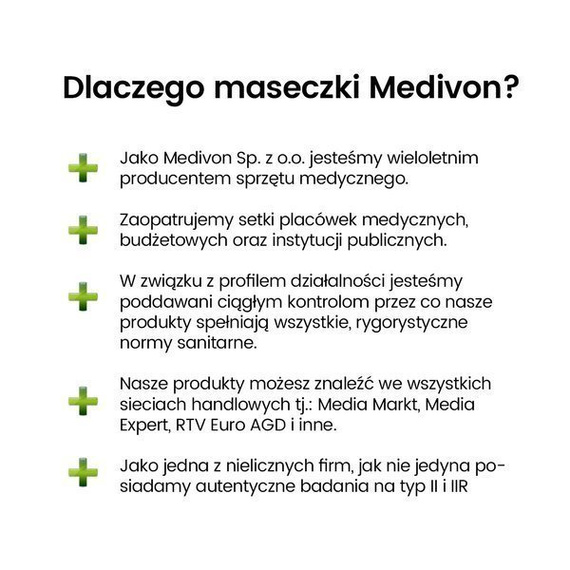 Maseczka medyczna / Maska chirurgiczna Czarna / 3 warstwowa / 200 szt.