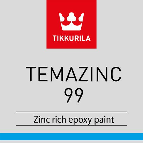 Temazinc 99 farba podkładowa / podkład epoksydowy z cynkiem - szary 8 L