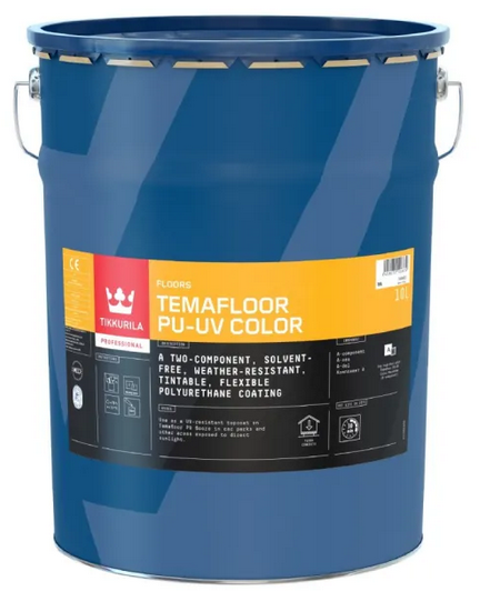 Temafloor PU-UV Color dwuskładnikowa powłoka poliuretanowa KPL 15L