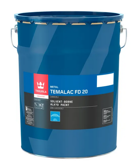 Temalac FD 20 Półmatowa farba antykorozyjna na rdzę 18 L
