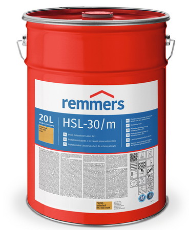 Lazura PREMIUM Remmers HSL-30/m 3w1 BEZBARWNY 20L