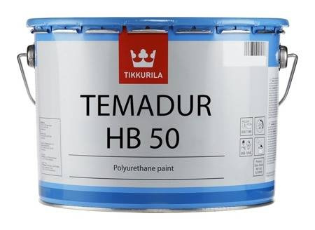  Temadur HB 50 farba poliuretanowa Tikkurila - półpołysk 10L