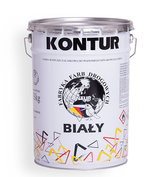 Farba drogowa KONTUR - BIAŁY 20L / 33 kg