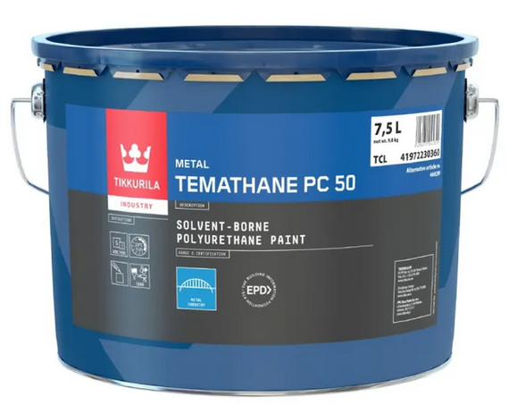 Temathane PC 50 - jednowarstwowa farba poliuretanowa - 10 L