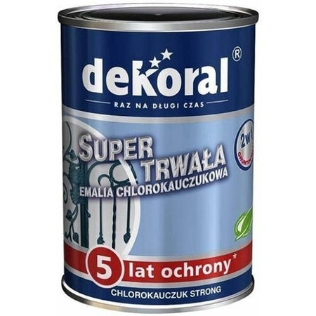 Dekoral emalia na metal i beton 10L - Czarny Ral 9005