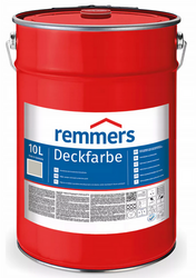 Farba Remmers silnie kryjąca do drewna Deckfarbe 10L - Jasnoszary