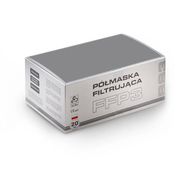 Maseczka FFP3 Biała 15 szt