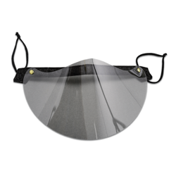 Przyłbica ochronna na nos i usta Produkt Polski / MINI Przyłbica CZARNA