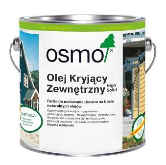 OSMO Olej kryjący zewnętrzny Osmo High Solid - 2101 Biały 2,5L