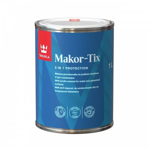 MAKOR-TIX 1L Szary metaliczny
