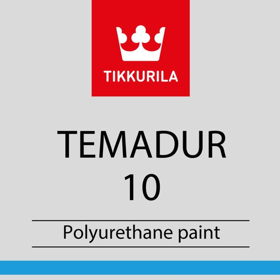 Farba poliuretanowa Tikkurila Temadur 10 nawierzchniowa - Mat 9 L