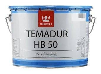 Temadur HB 50 farba poliuretanowa Tikkurila - półpołysk 10L