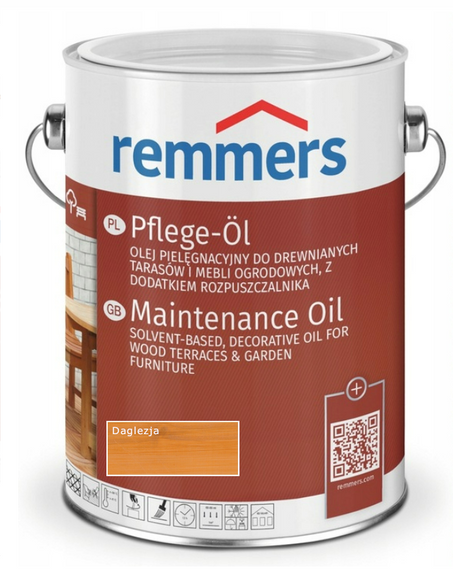 Olej do tarasów REMMERS PFLEGE-ÖL Daglezja 2645 - 5L