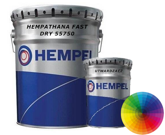 HEMPEL FAST DRY 55750 - 20L farba poliuretanowa KOLORY