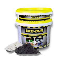 EKO-DUR Farba epoksydowa do posadzek ZESTAW 12KG + płatki dekoracyjne