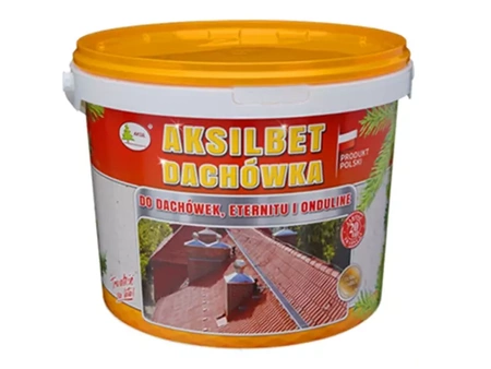 AKSILBET DACHÓWKA – farba do dachówki betonowej, Eternitu, Onduline - Czarny 10L