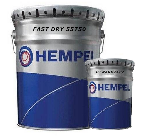 HEMPEL Fast Dry 55750 FARBA POLIURETANOWA OKRĘTOWA NA RDZĘ 