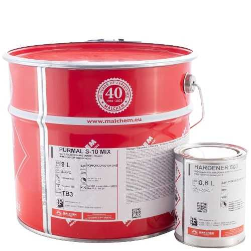  Purmal S-10 Matowa emalia poliuretanowa KPL 10L