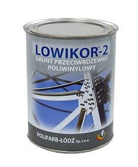 Lowikor-2 farba gruntująca na rdzę - 10L Szary