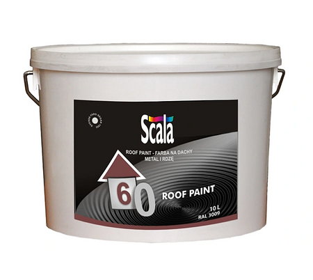 Farba do dachów SCALA Roof Paint 60 - Brąz czekoladowy 10L RAL 8017