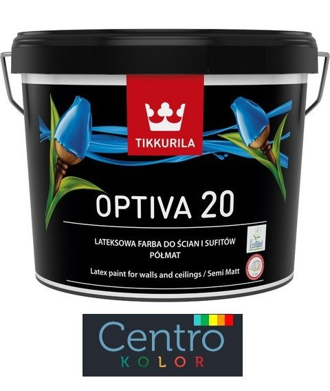 Farba do ścian Tikkurila Optiva Semi Matt [20] - biała półmatowa