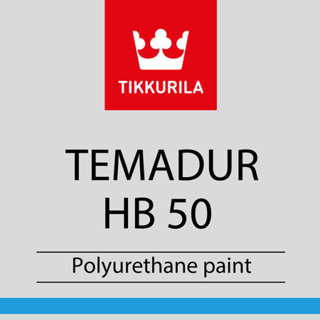  Temadur HB 50 farba poliuretanowa Tikkurila - półpołysk 10L
