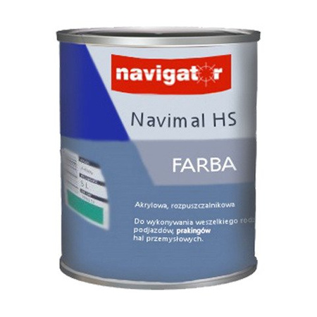 Navimal HS - farba na podjazdy z betonu / farba do znakowania jezdni - szary 5L
